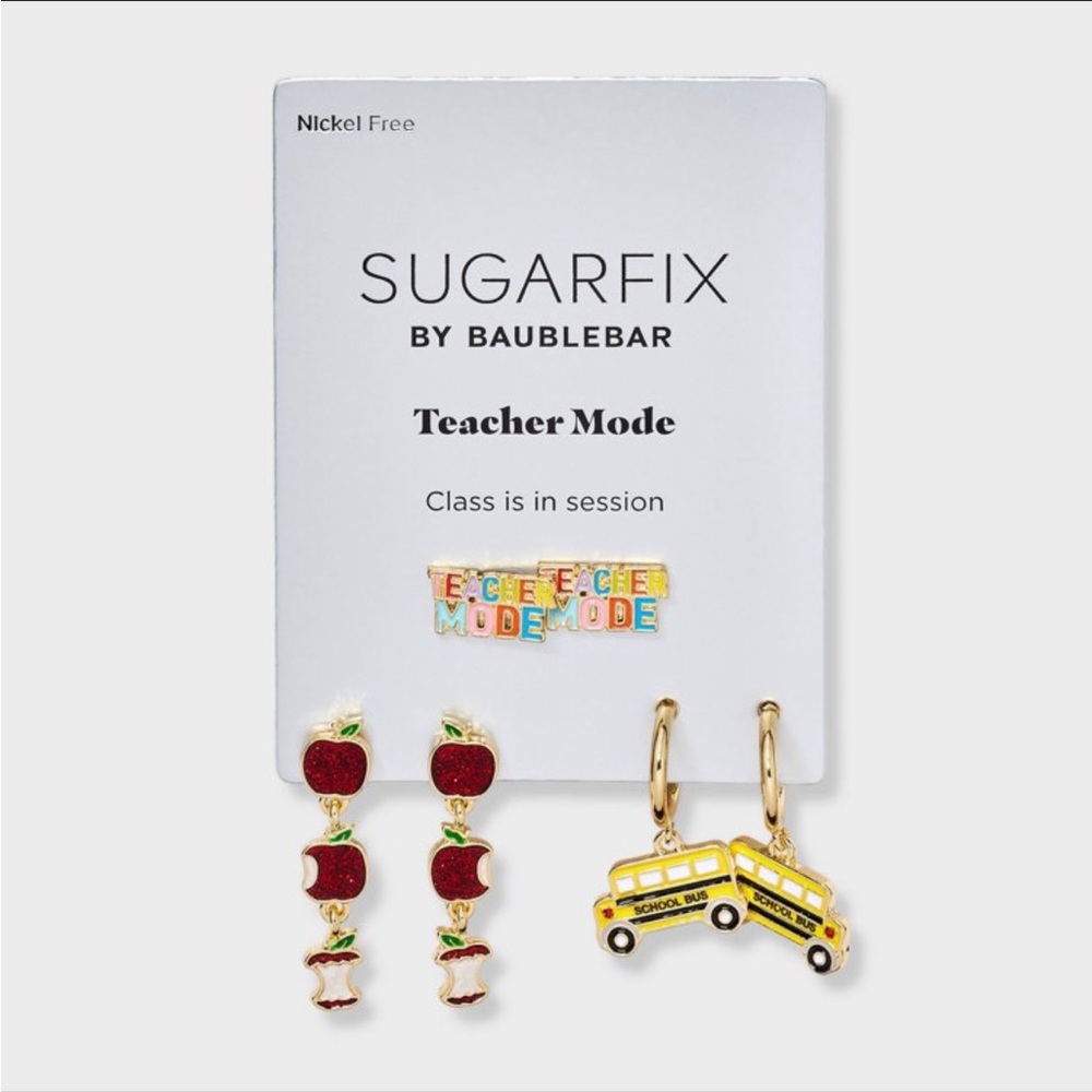 BaubleBar School Spirit Earrings Set